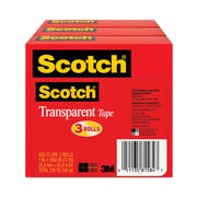 72 yd Length x 1" Width - 3" Core - Clear - Long Lasting, Moisture Resistant, Stain Resistant - For Sealing, Label Protection, Wrapping, Mending - 1 Pack