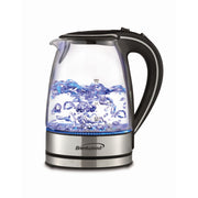 Brentwood KT-1900BK 1.7L Cordless Glass Electric Kettle, Black