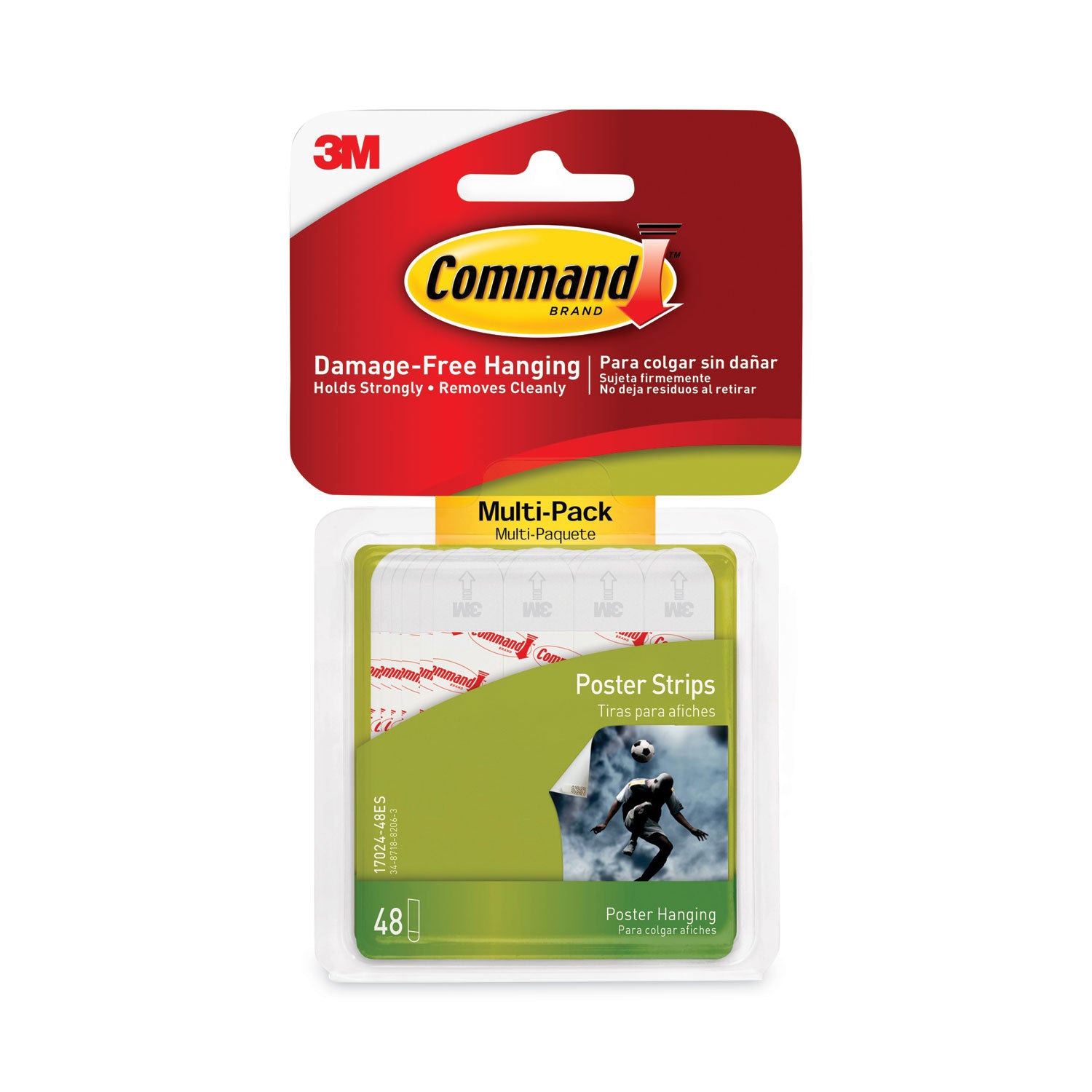 2.75" Length x 0.75" Width - White - 1 Pack