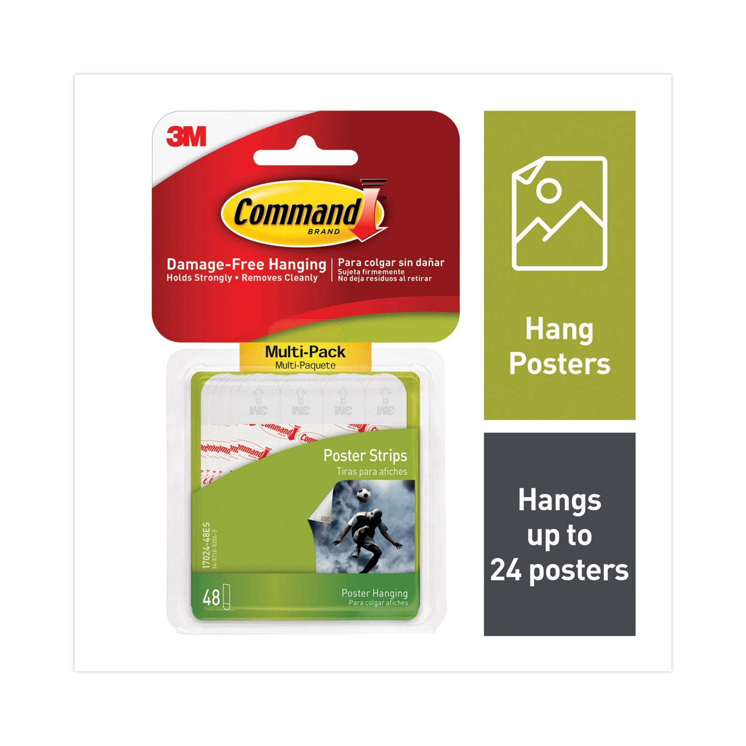 2.75" Length x 0.75" Width - White - 1 Pack