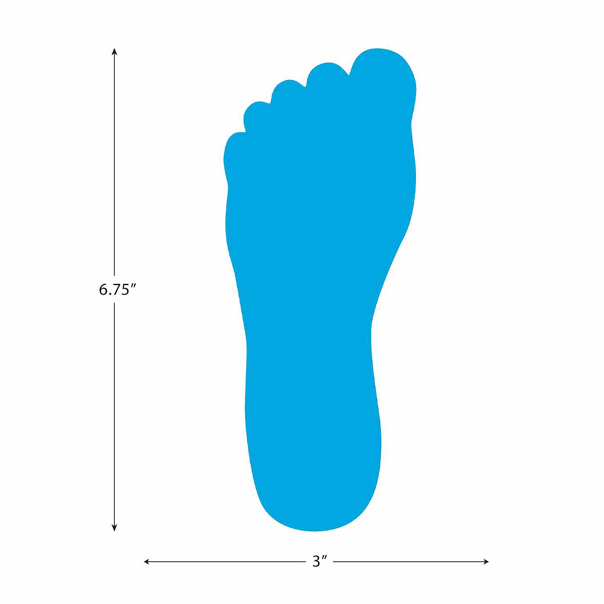 Spot On® Carpet Markers Footprints - 7"