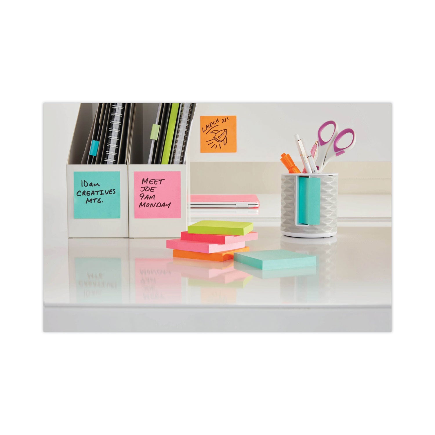 Post-it&reg; Dispenser Notes - 3" x 3" Note - Gray