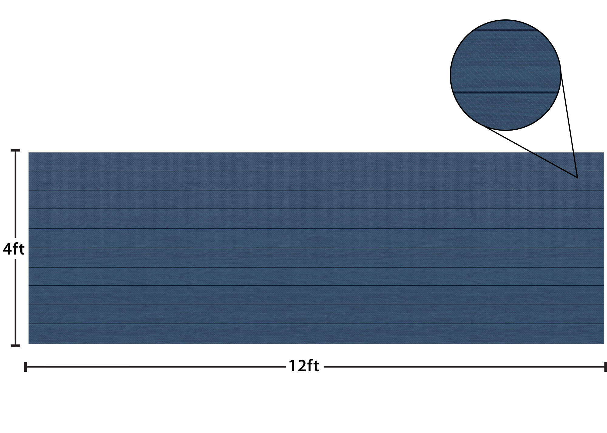 Admiral Blue Wood Better Than Paper® Bulletin Board Roll