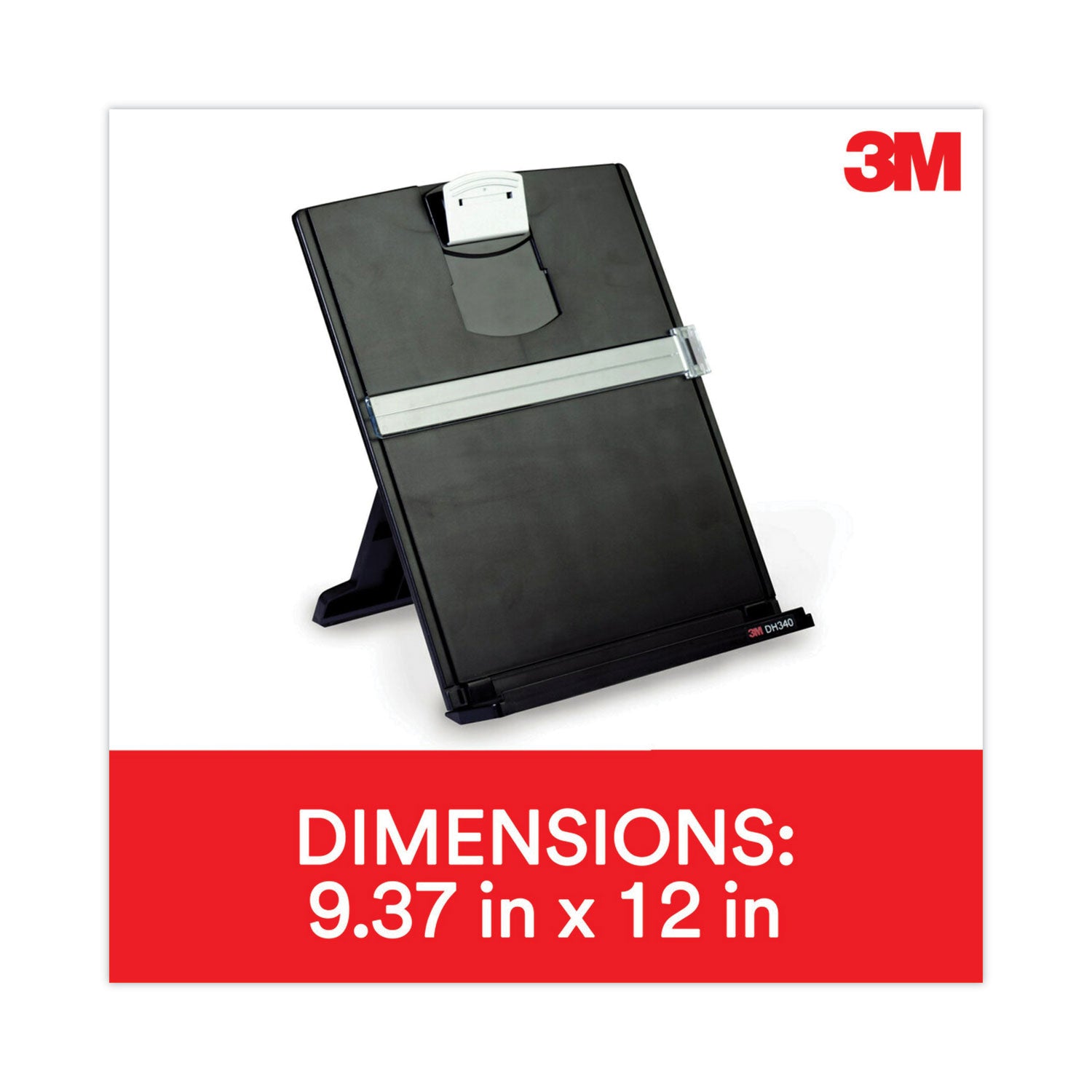 12.1" Height x 9.7" Width x 2" Depth - Black, Silver