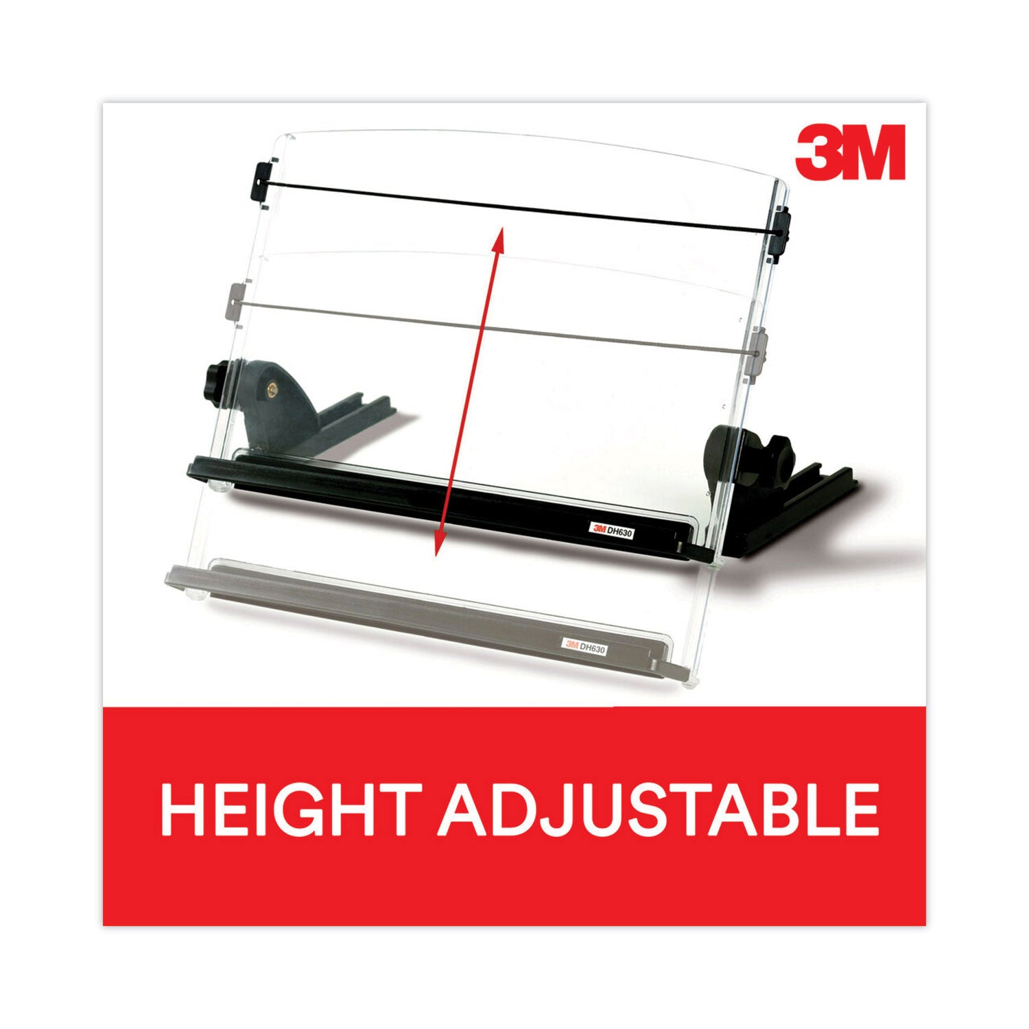 14" Width - Black, Clear