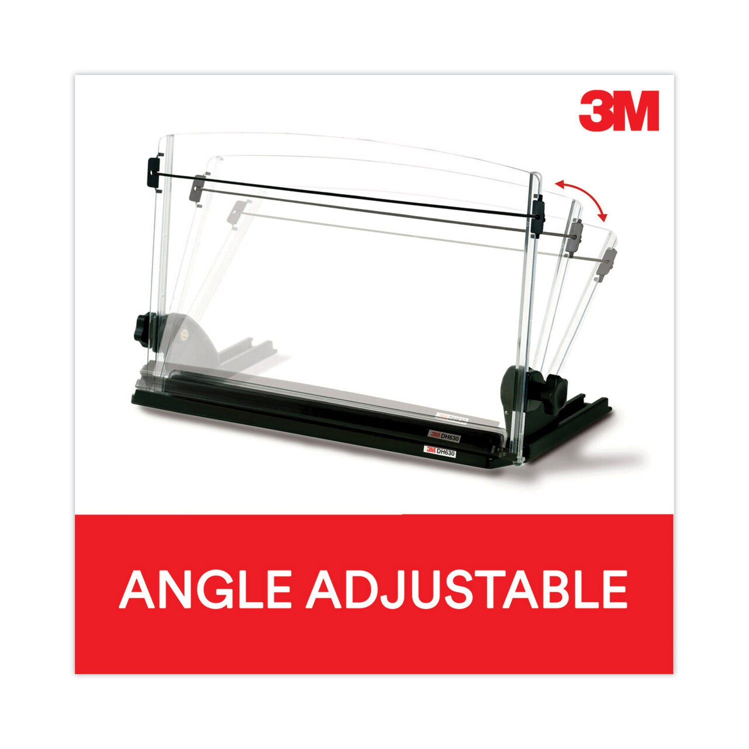 14" Width - Black, Clear