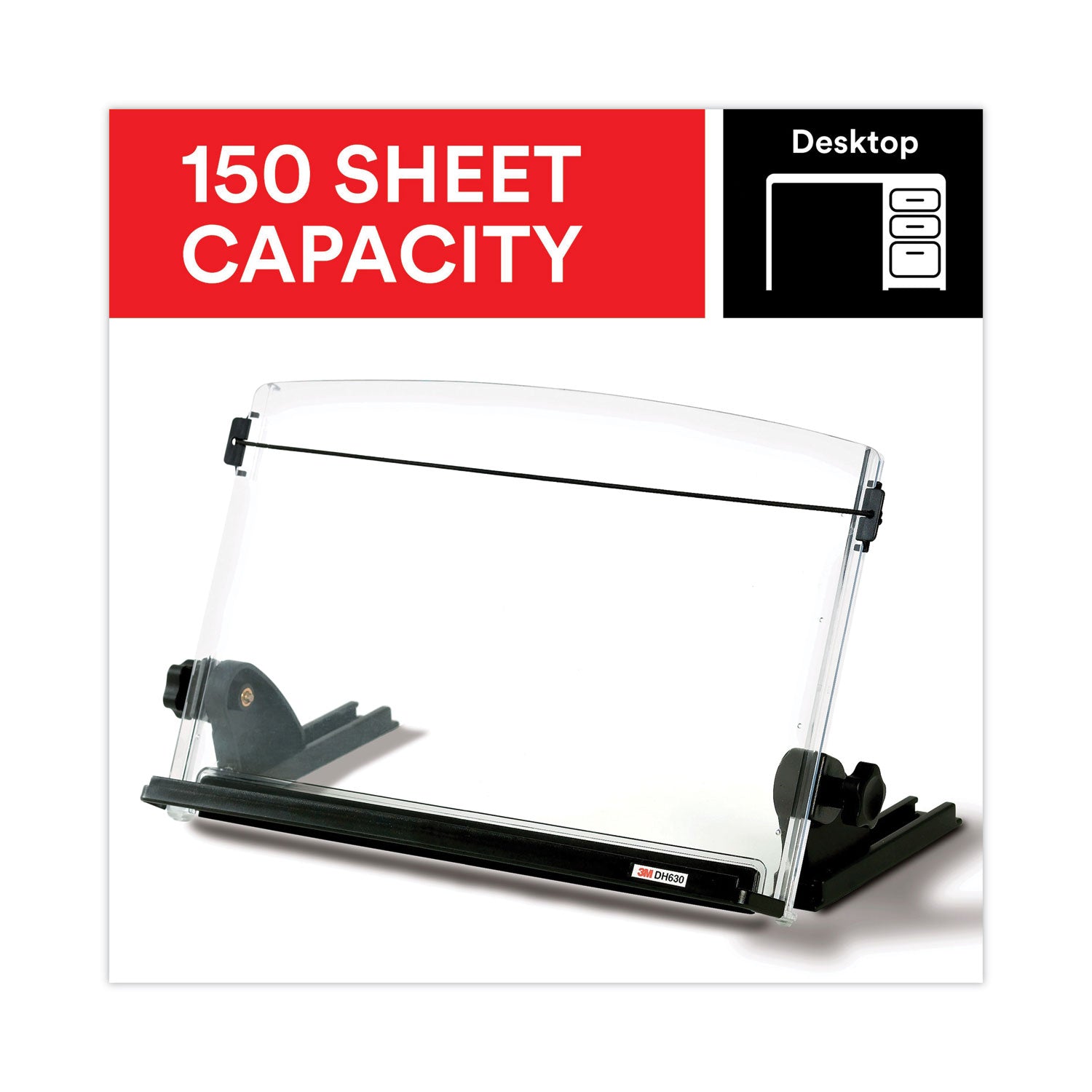 14" Width - Black, Clear