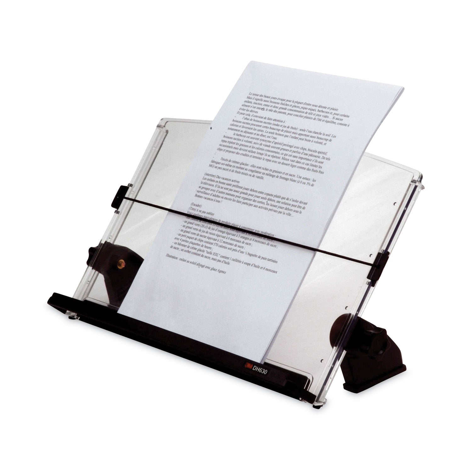 14" Width - Black, Clear