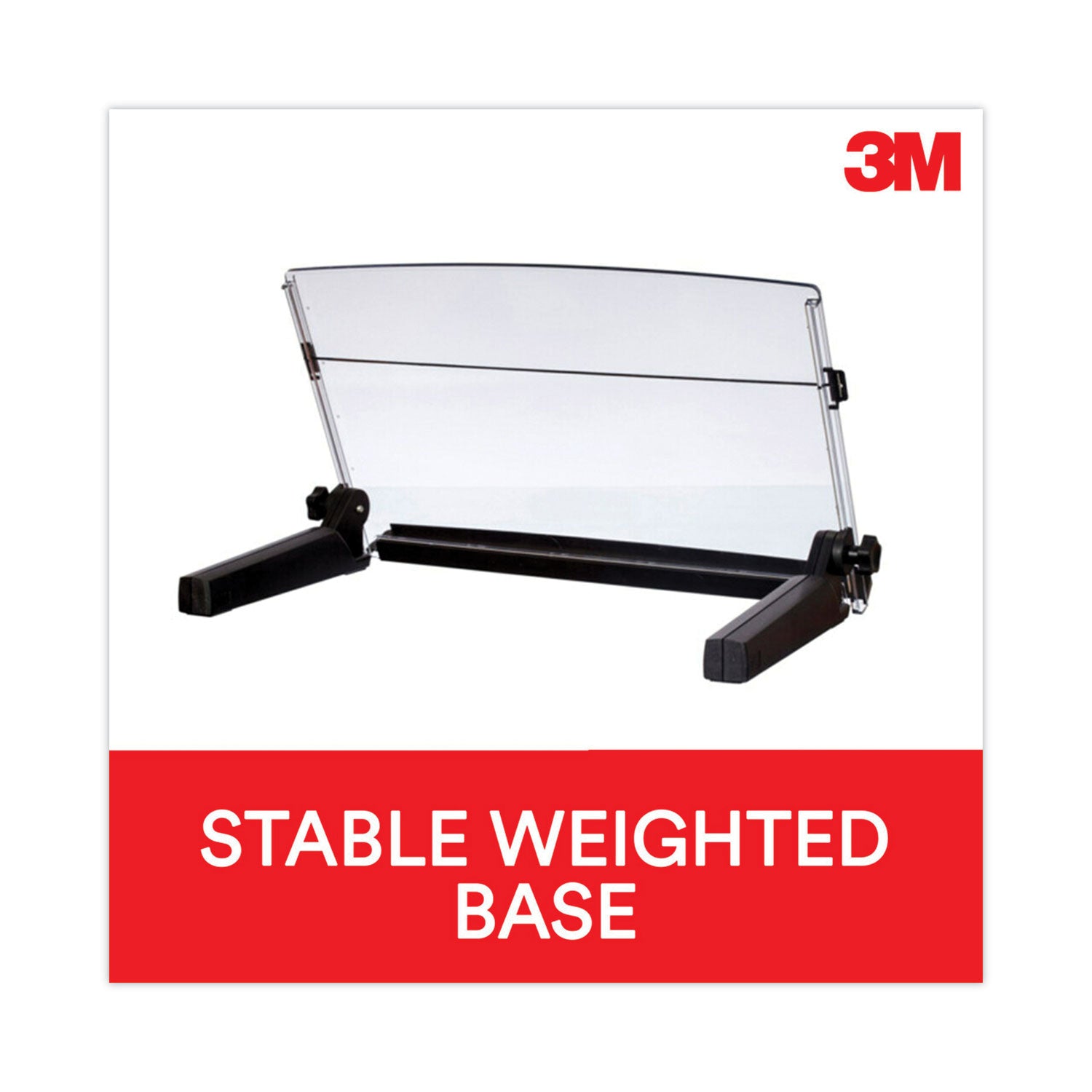 4" Height x 18" Width - Black, Clear - Plastic