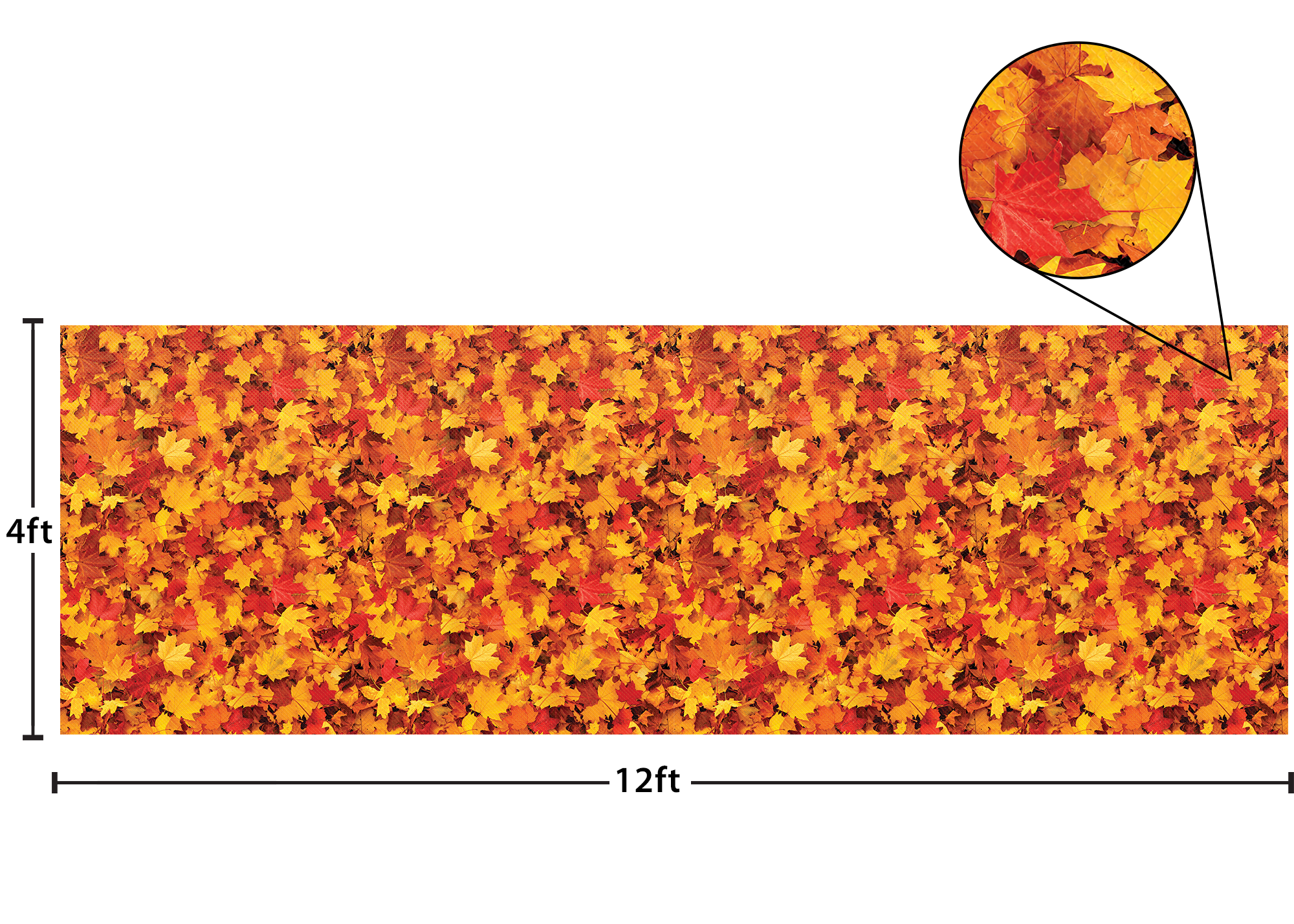 Fall Leaves Better Than Paper® Bulletin Board Roll