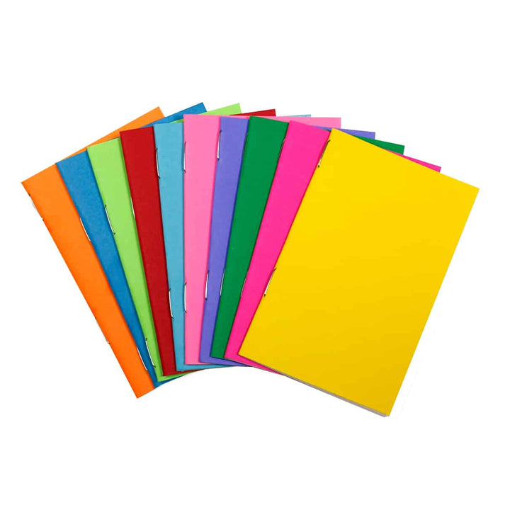 Tiny Bright Books, 2.75"x4.25", 10 Books, Assorted Colors