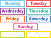 Colorful Magnetic Days of the Week