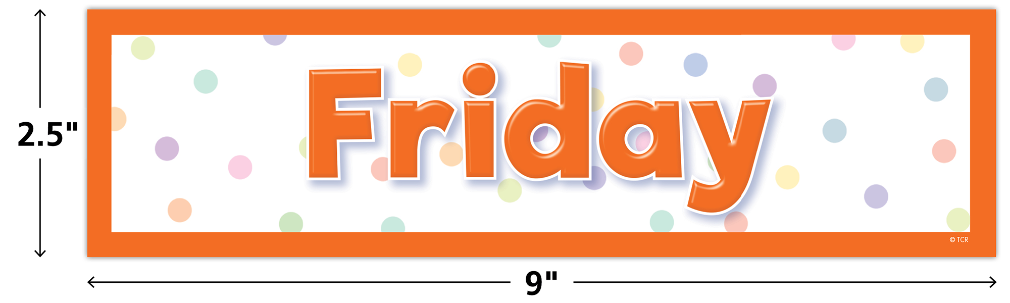Colorful Magnetic Days of the Week