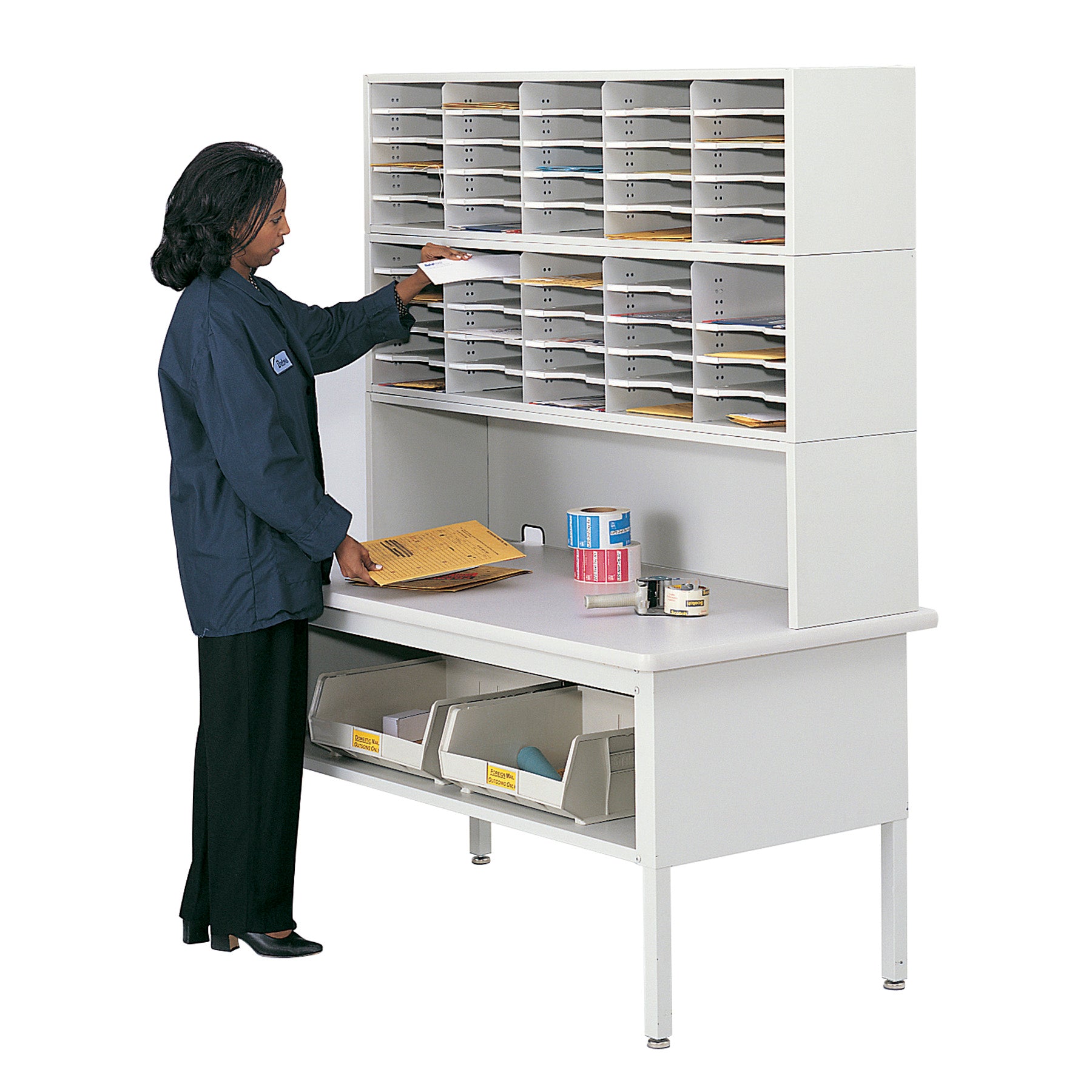 Riser Mail Sorter Gry