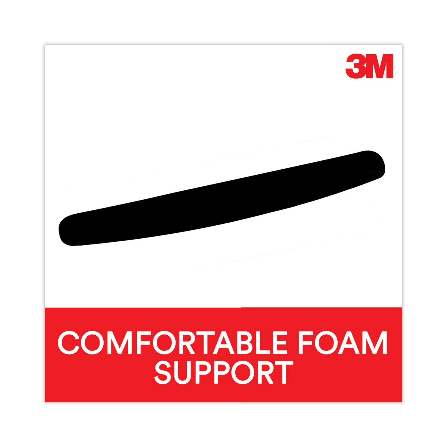 2.75" Width x 0.75" Depth - Black - Foam - 1 Each