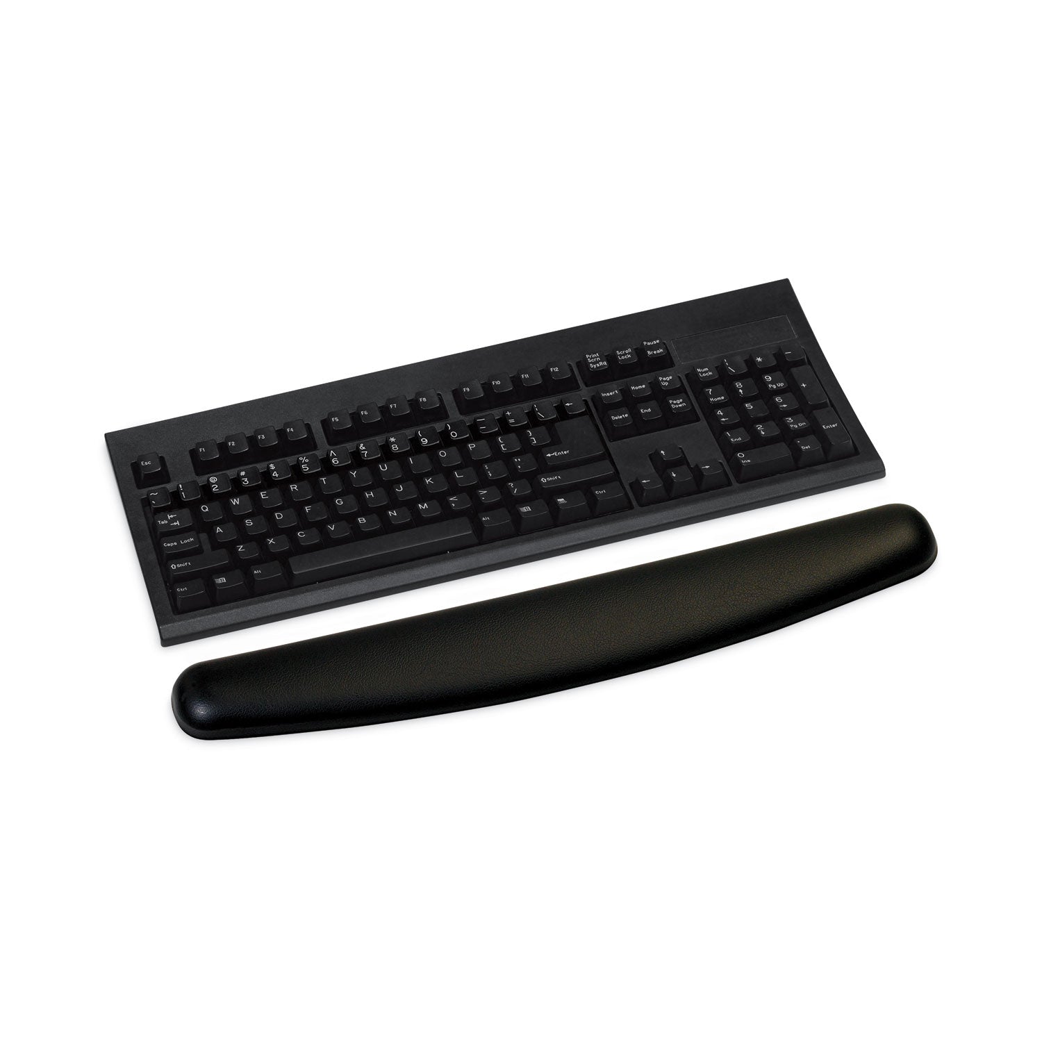 3M Gel Wrist Rest - 0.75" Height x 18" Width x 2.50" Depth - Black - 1 Each