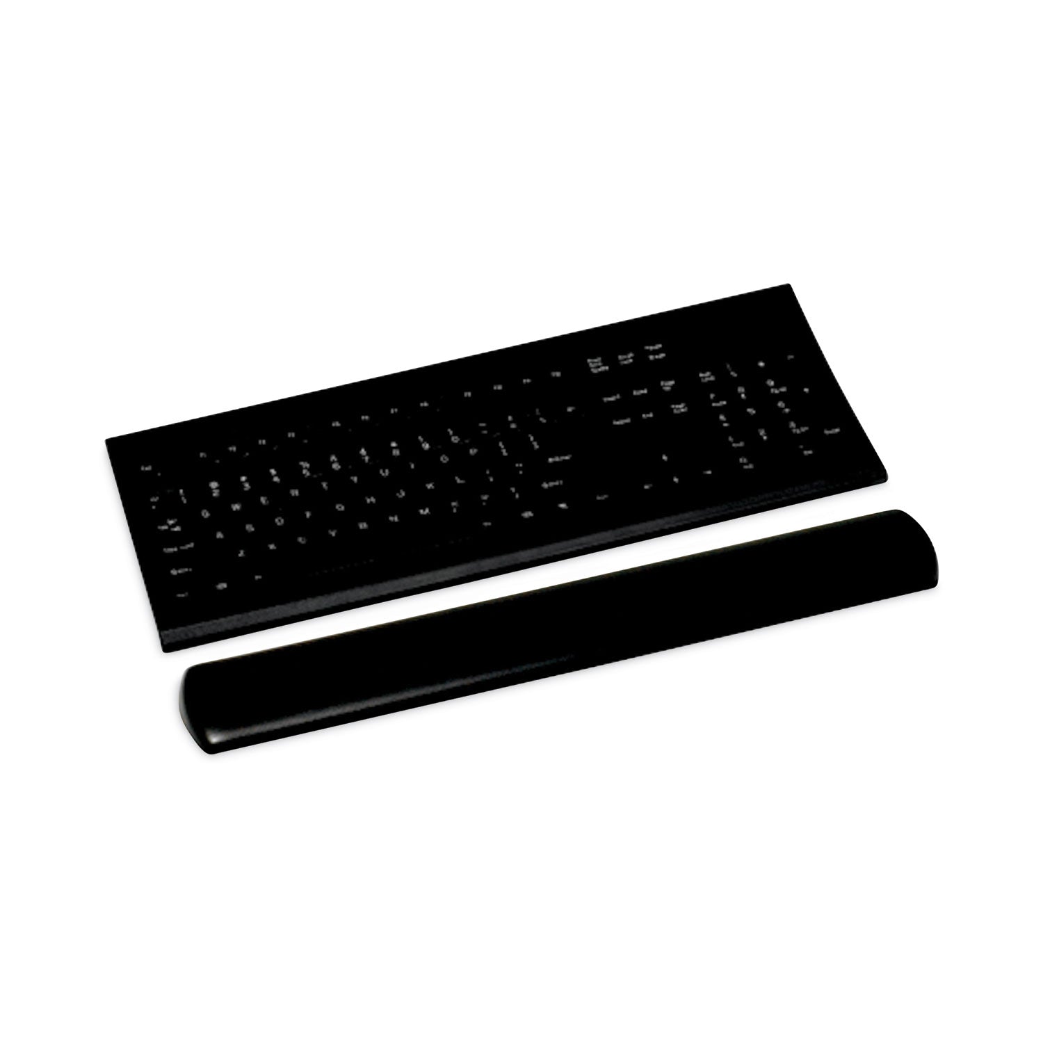 0.75" Height x 19" Width x 2.75" Depth - Black - Gel, Leatherette - 1 Each