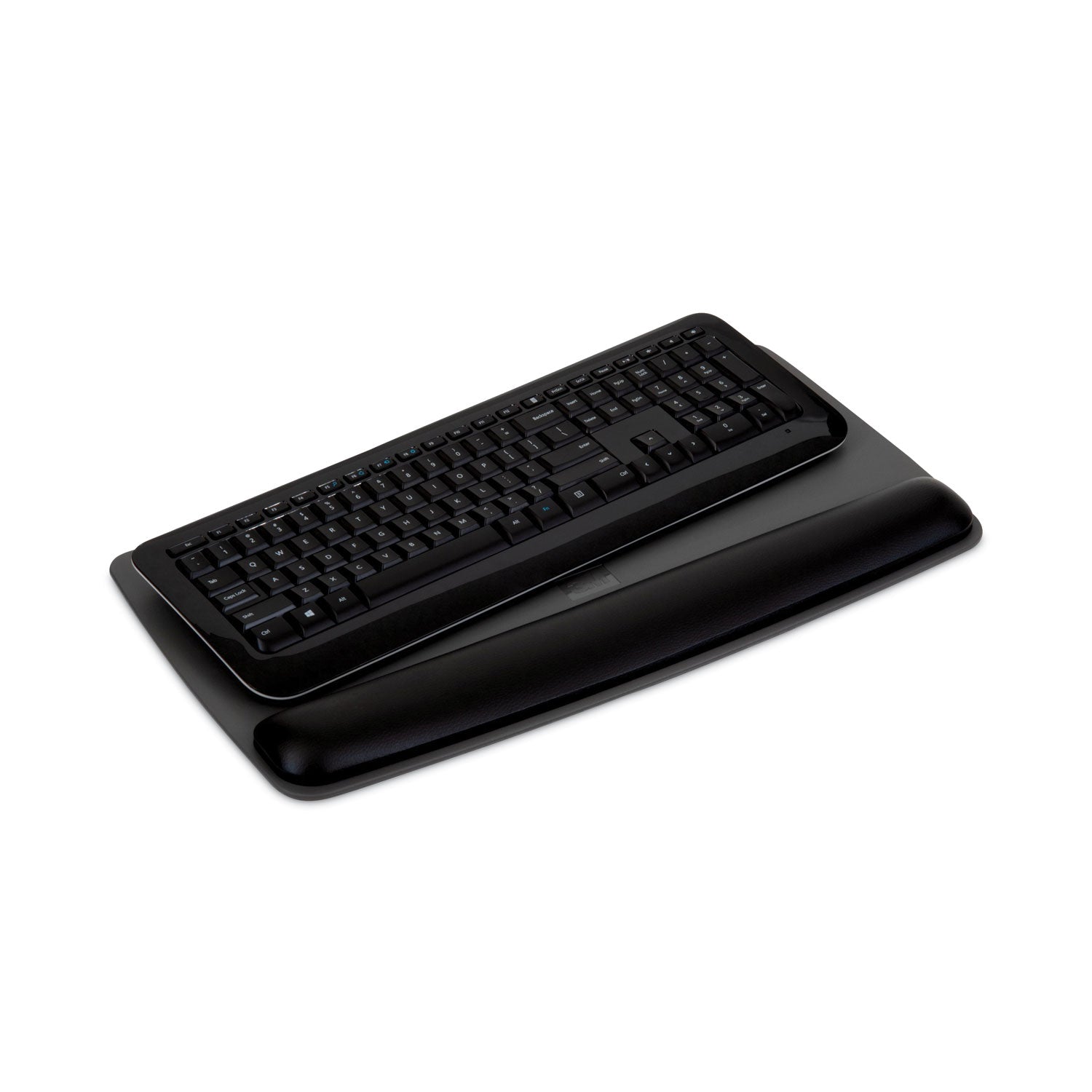 1" Height x 19.58" Width x 10.62" Depth - Black - Gel, Leatherette - 1 Each