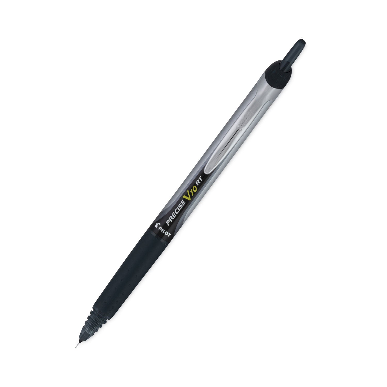 Pilot Retractable Rolling Ball Pens - 1 mm Bold Pen Point - Retractable - Black Ink - Writing - 1 Dozen