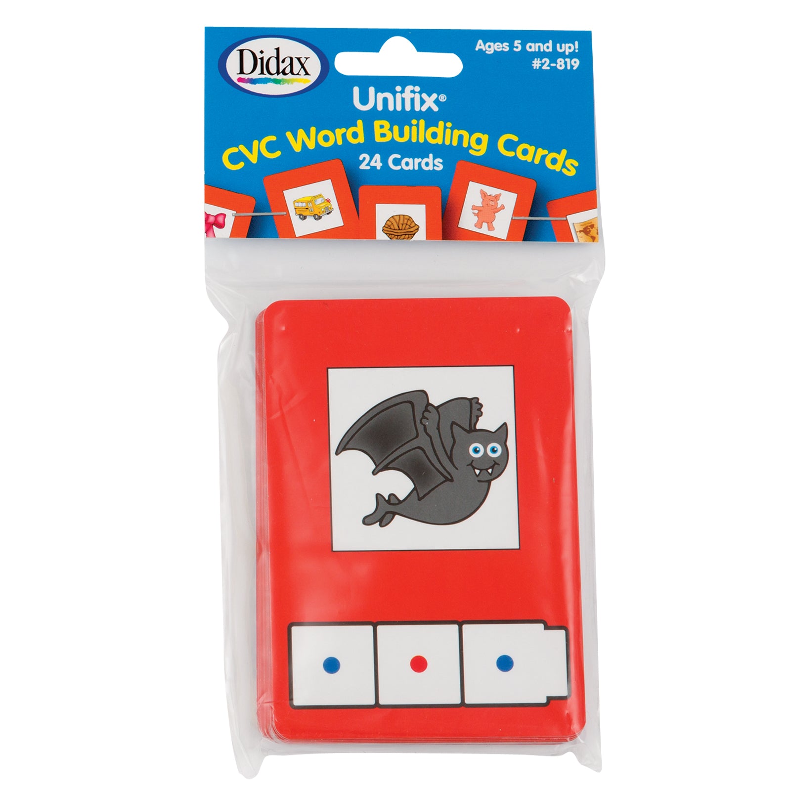 CVC Word Building Cards, 24 Cards