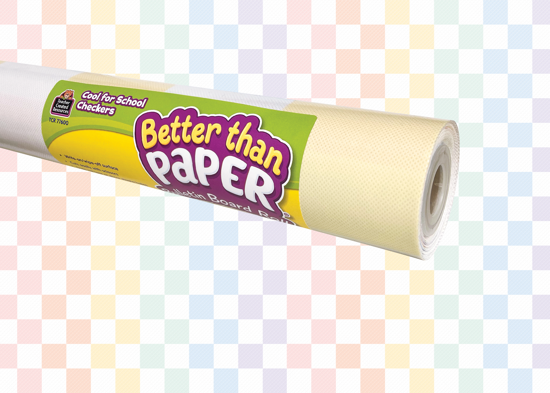 Cool for School Checkers Better Than Paper® Bulletin Board Roll