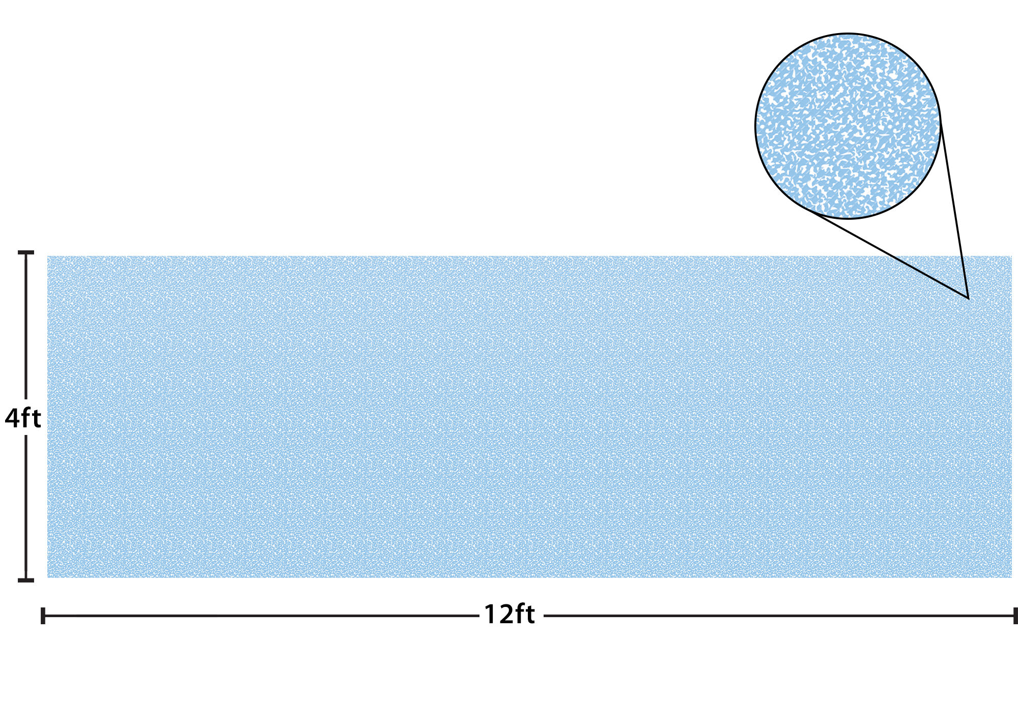 Composition Blue Better Than Paper® Bulletin Board Roll