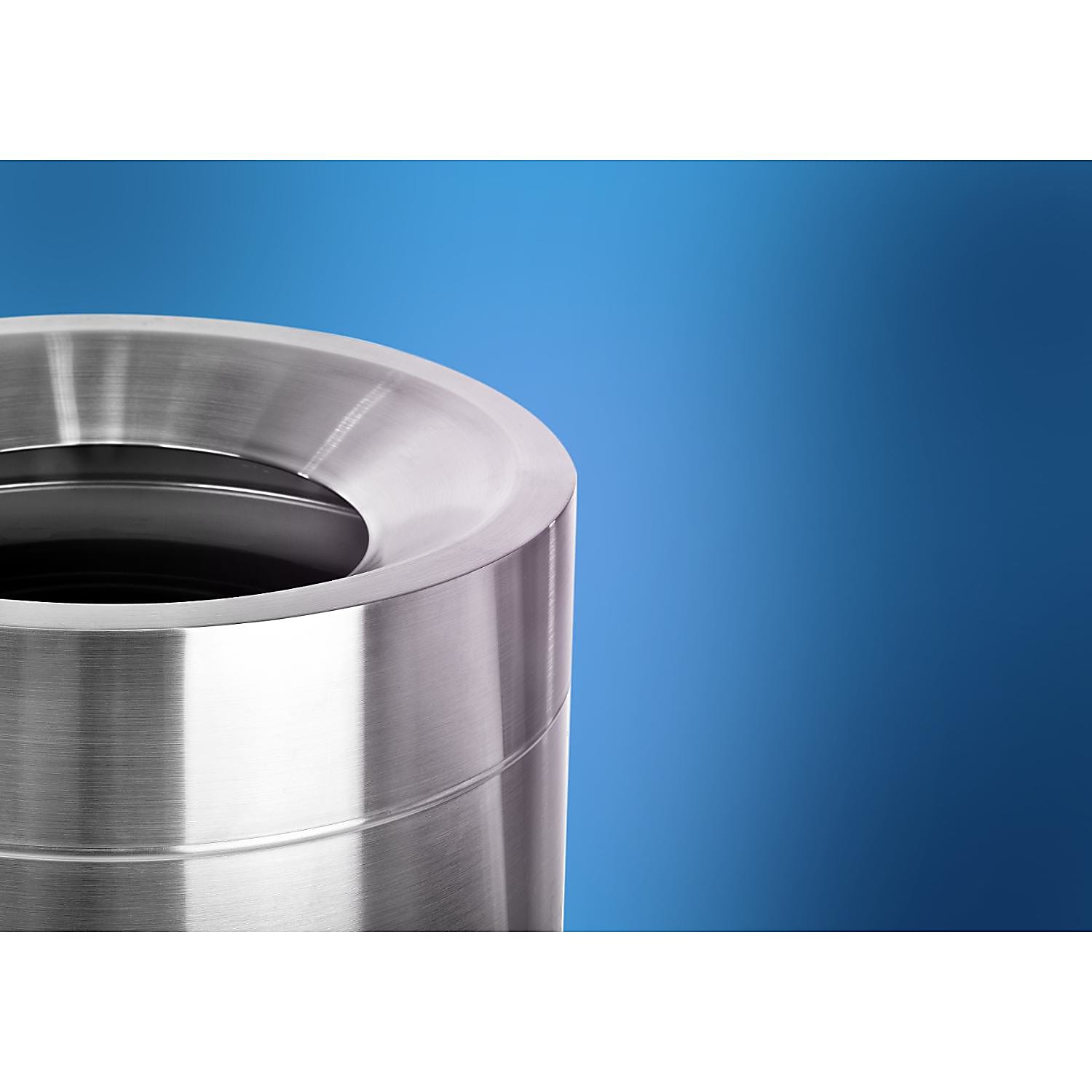 50  Gallon Stainless Steel Compost Bin and Trash Can
