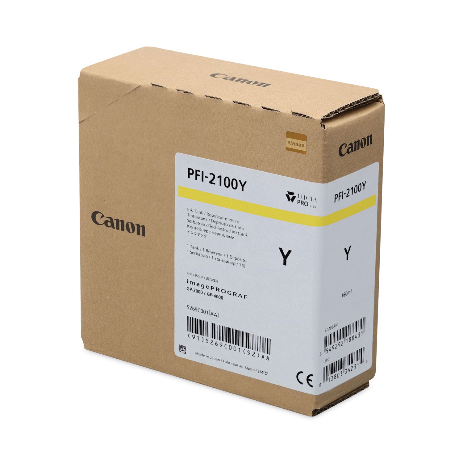 5269C001AA (PFI-2100) Ink, Yellow