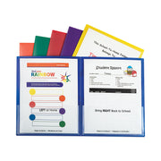 Classroom Connector School-To-Home Folder, Assorted Colors, Pack of 6