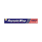 Reynolds Wrap Standard Aluminum Foil - 12" Width x 75 ft Length - Moisture Proof, Grease Proof, Odor Proof, Durable, Heat Resistant, Cold Resistant, Molded - Aluminum - Silver - 1 Each