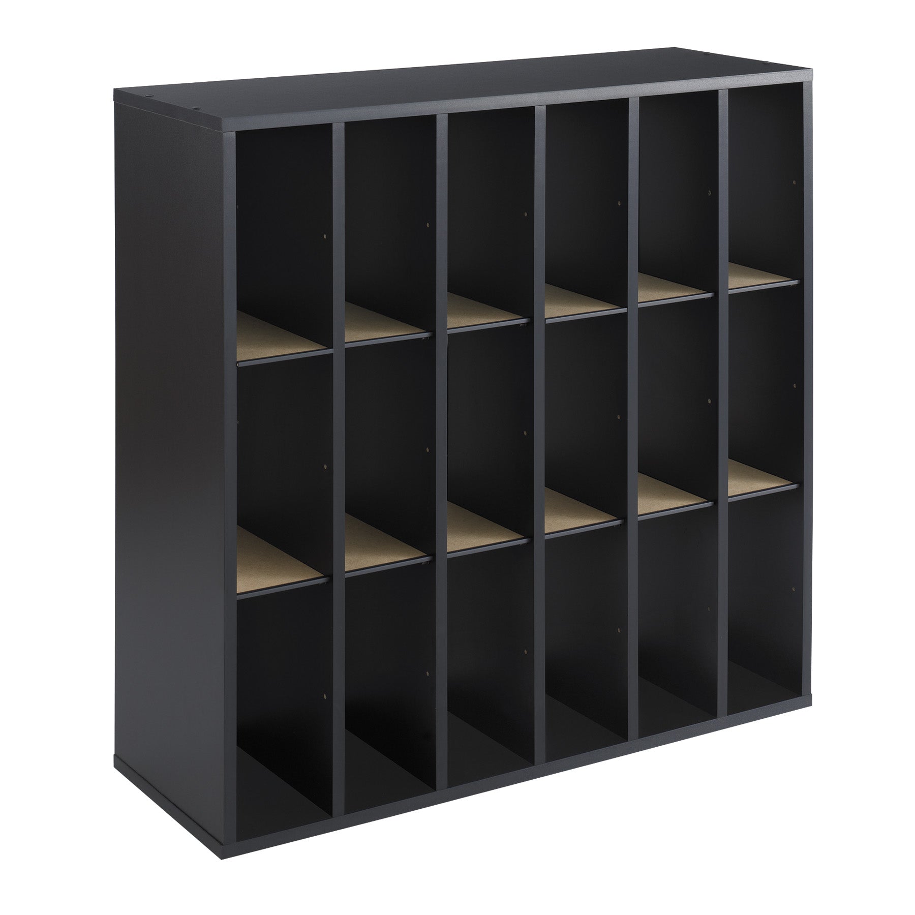 Mail Orgnzr Wood Adj 18 Comp
