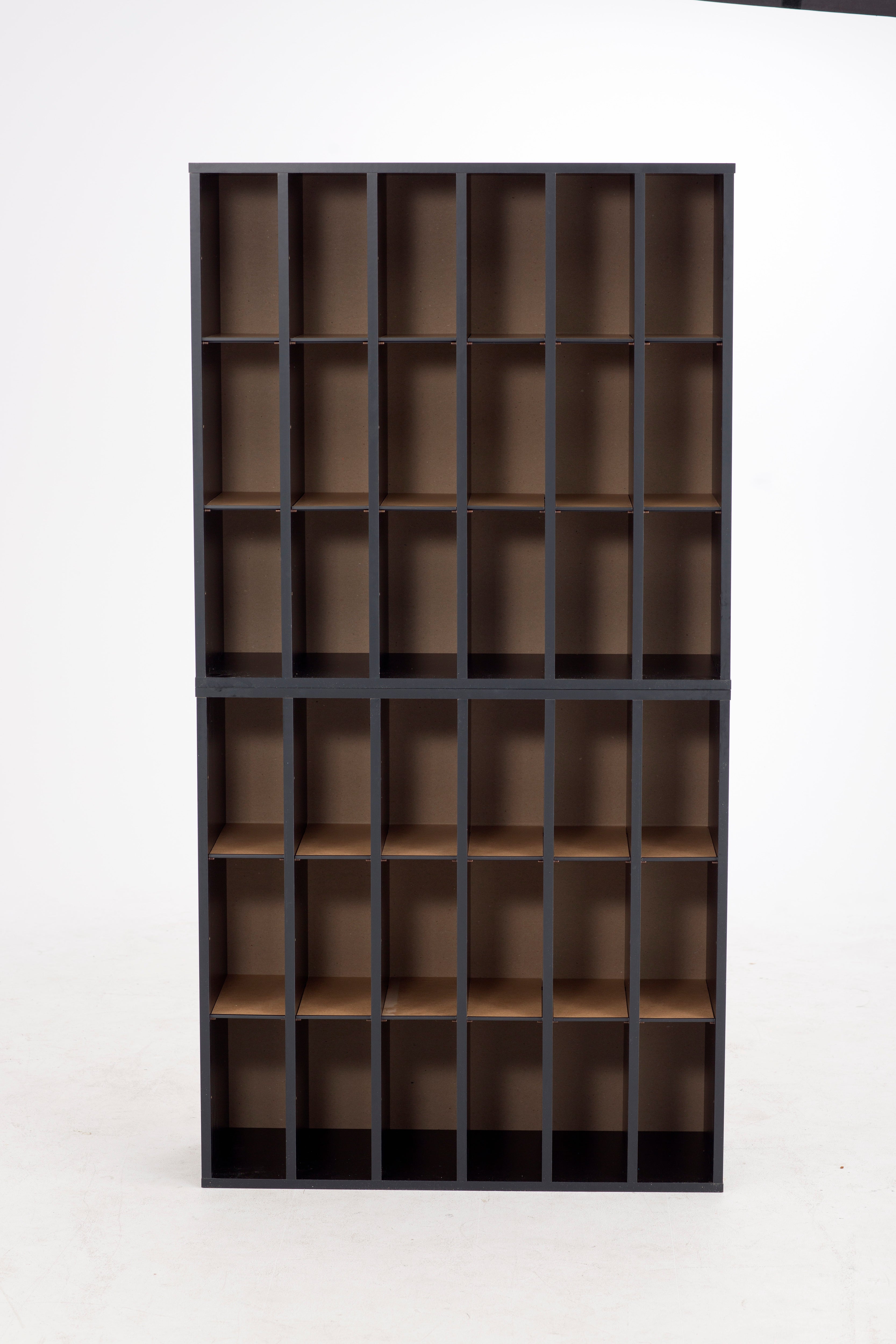Mail Orgnzr Wood Adj 18 Comp