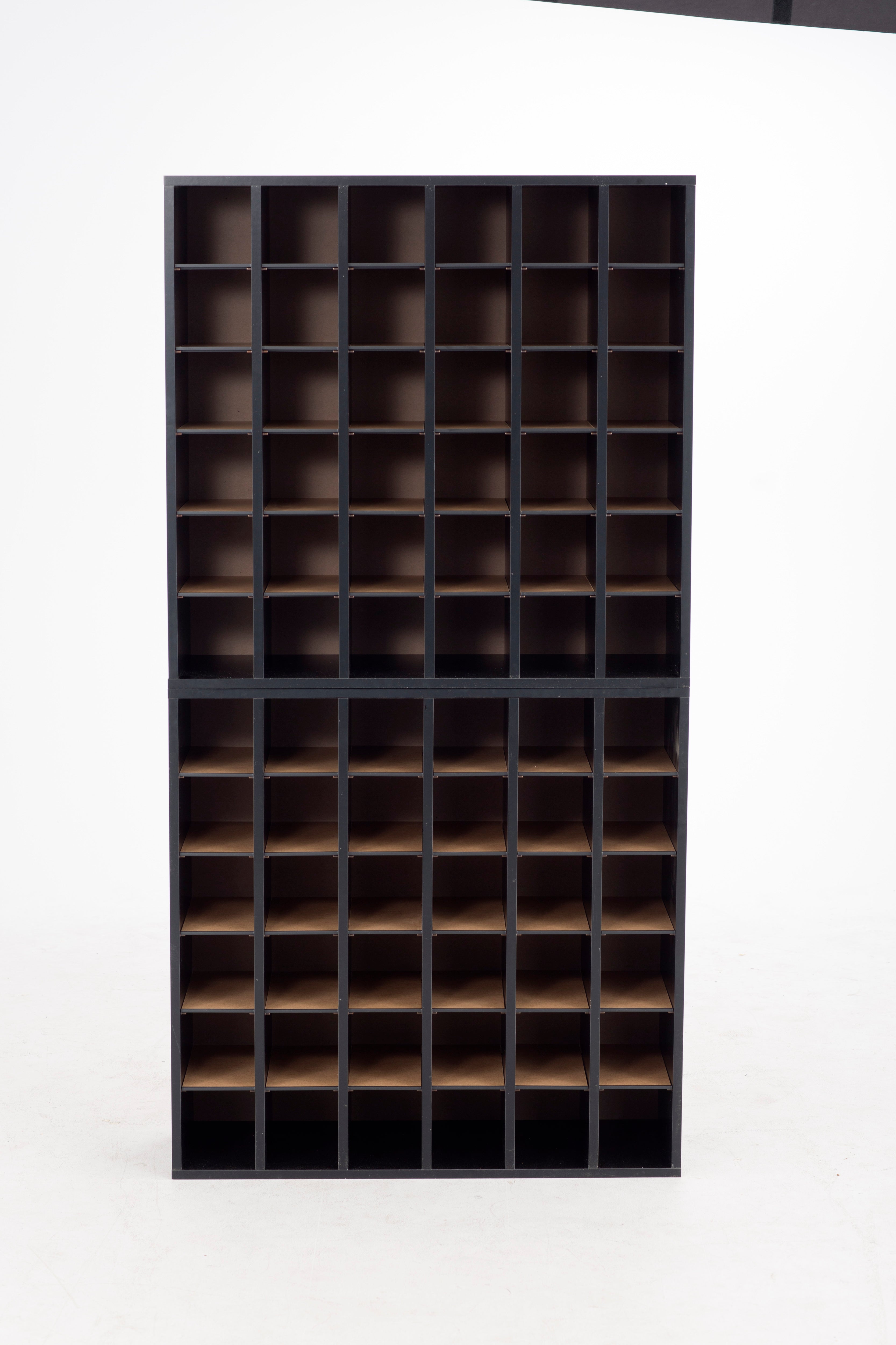 Mail Orgnzr Wood Adj 18 Comp