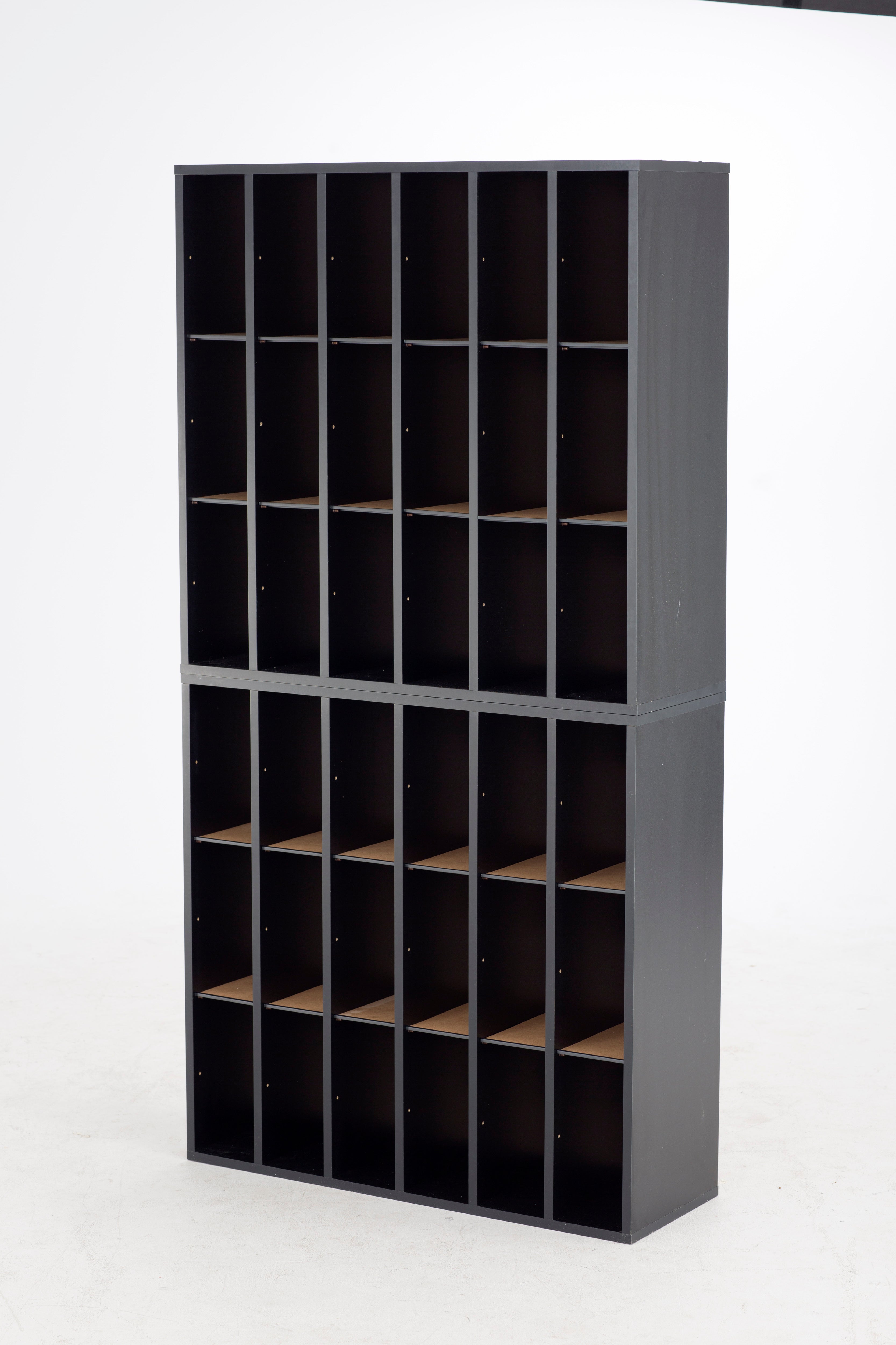 Mail Orgnzr Wood Adj 18 Comp