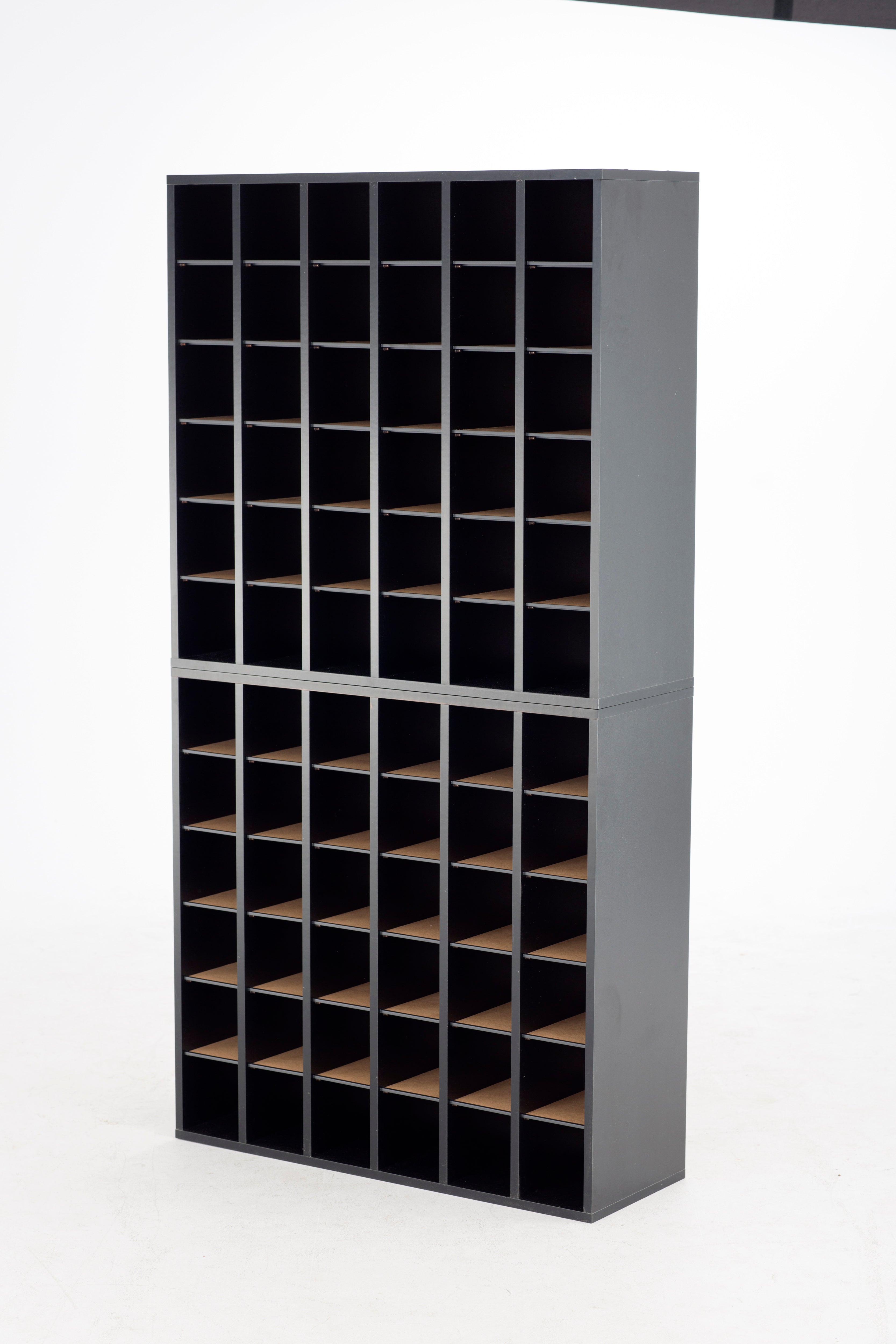 Mail Orgnzr Wood Adj 36 Comp