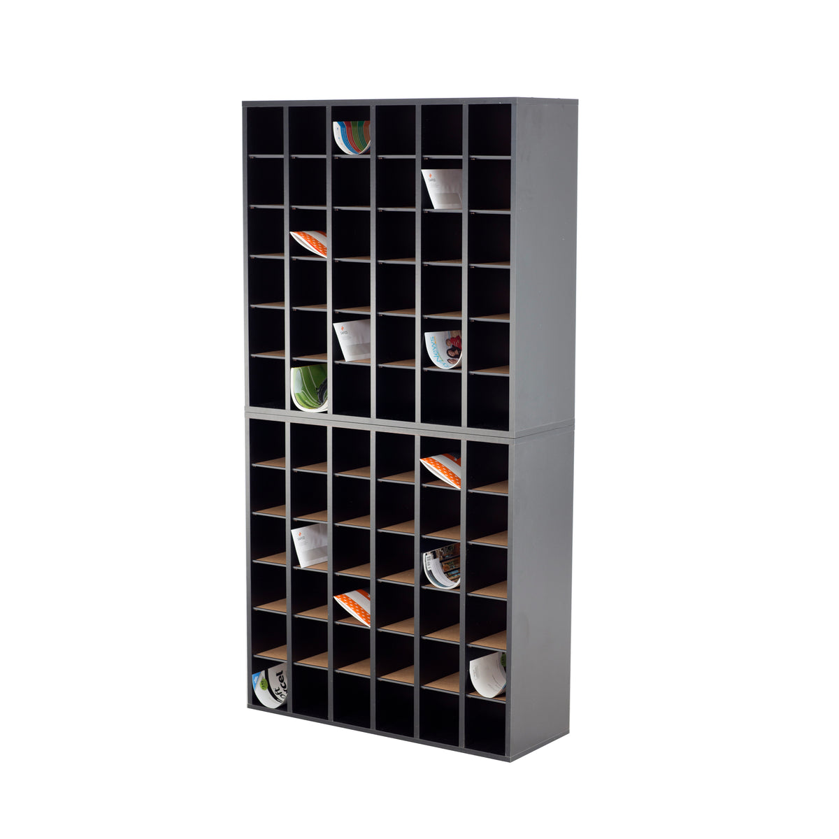 Mail Orgnzr Wood Adj 36 Comp