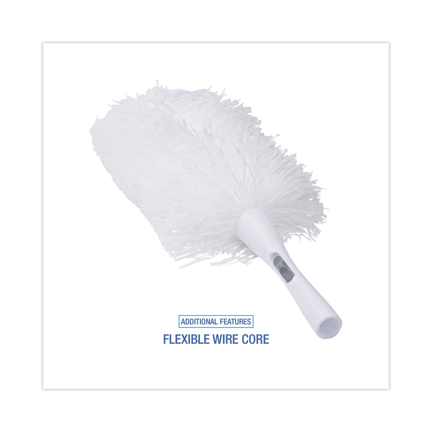 MicroFeather Washable Microfiber Duster, 23" Plastic Handle
