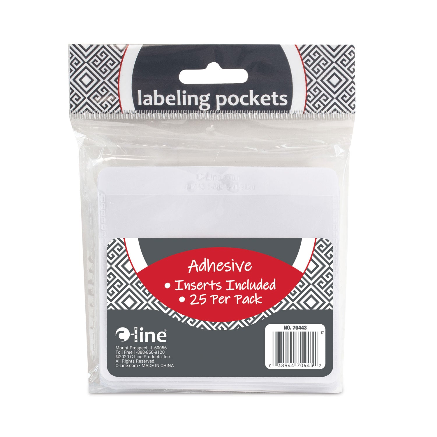Self-Adhesive Labeling Pockets