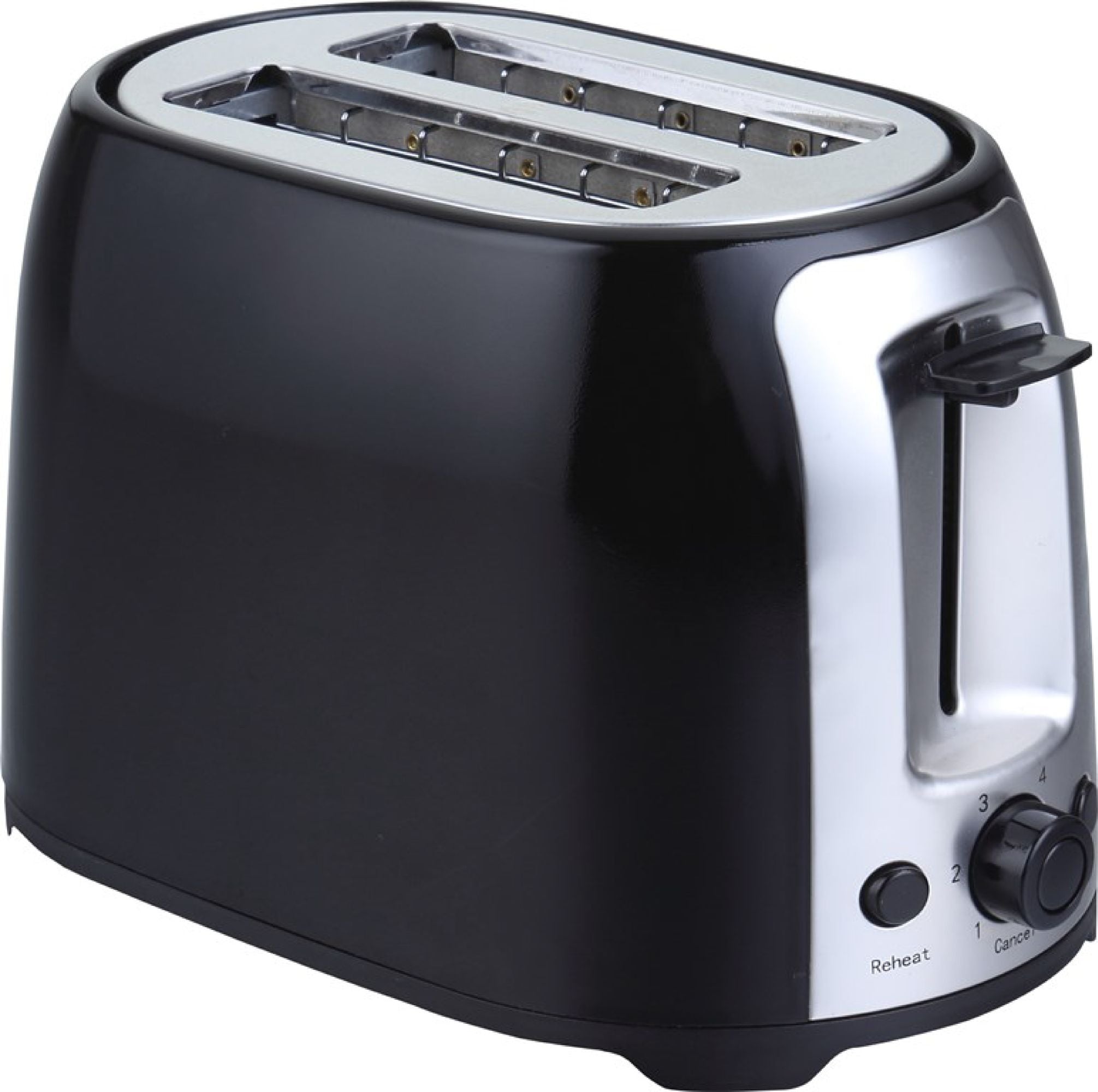 Brentwood TS-292B Cool Touch 2-Slice Extra Wide Slot Toaster, Black