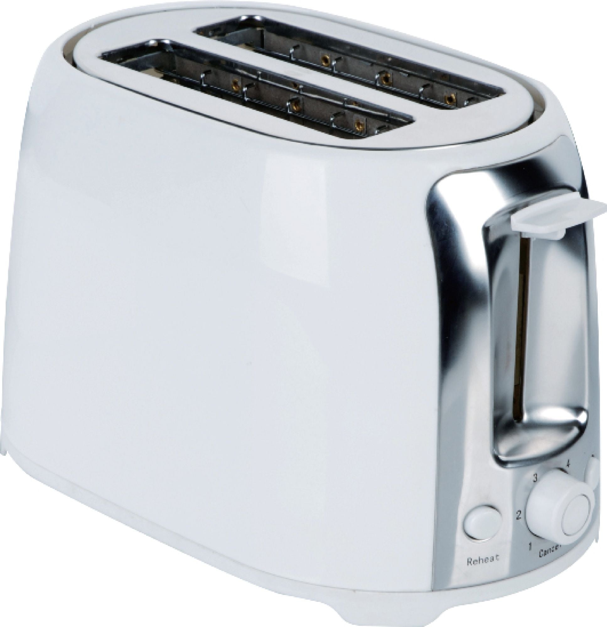 Brentwood TS-292W Cool Touch 2-Slice Extra Wide Slot Toaster, White