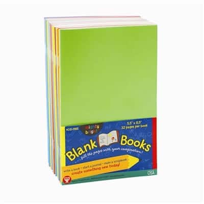 Bright Books - 8.5"x11", 24 pages, 100 Books, Asst'd Colors