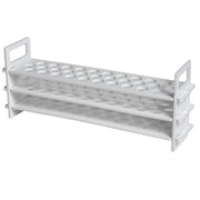 United Scientific® Plastic Test Tube Racks, 3-Tier, 16mm X 31 Tubes, comes with 2