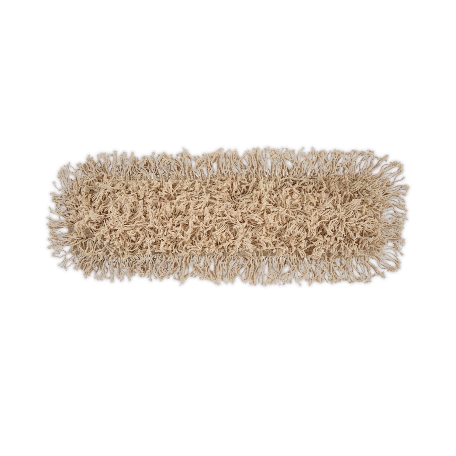Industrial Dust Mop Head, Hygrade Cotton, 24w X 5d, White