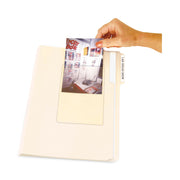Peel & Stick Photo Holders, Clear, 4" x 6", Pack of 10