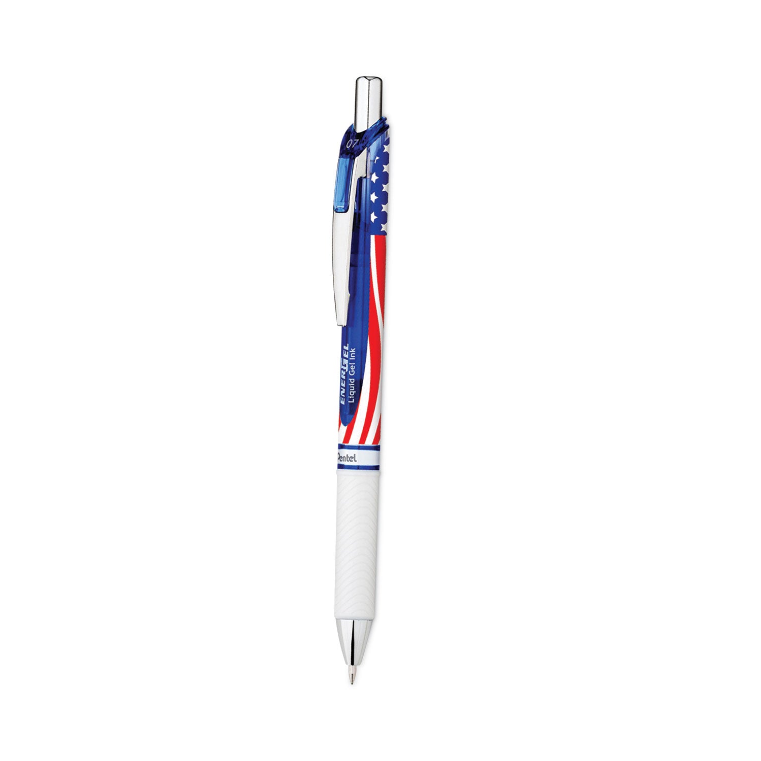 0.7 mm Pen Point - Refillable - Retractable - Black Ink - 1 Dozen