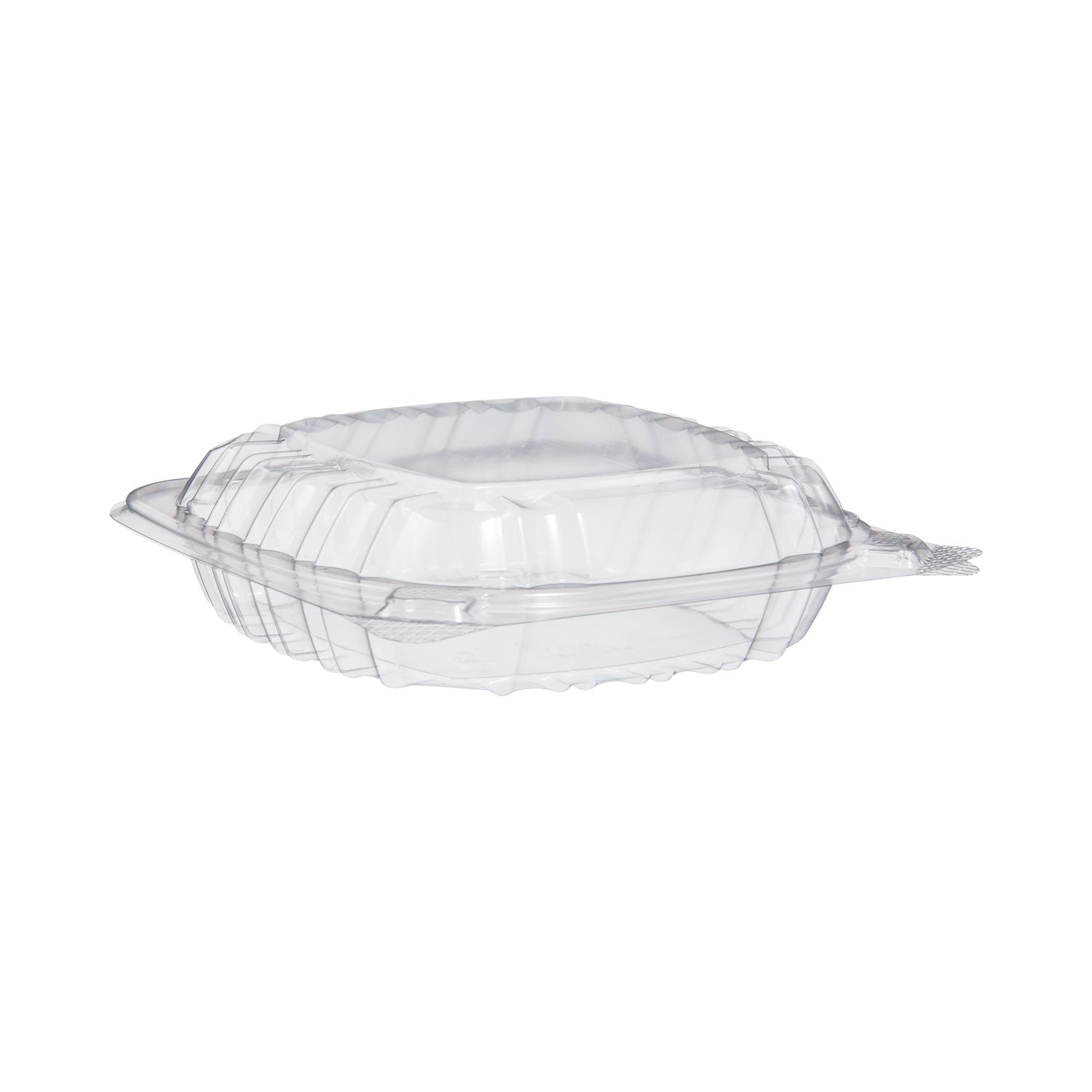 ClearSeal Hinged-Lid Plastic Containers, Sandwich Container, 13.8 oz, 5.4 x 5.3 x 2.6, Clear, Plastic, 500/Carton