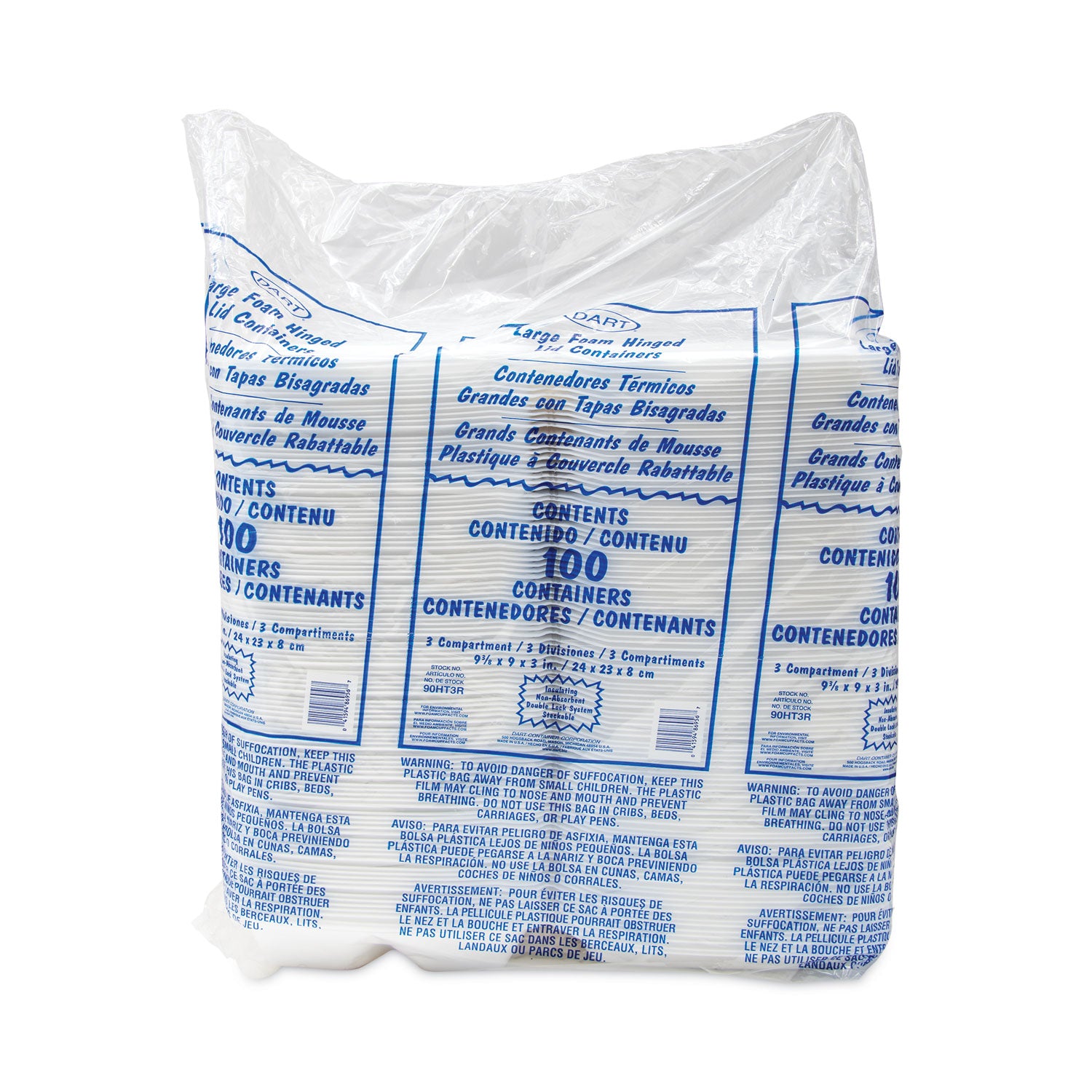 White - Foam Body - 2 / Carton