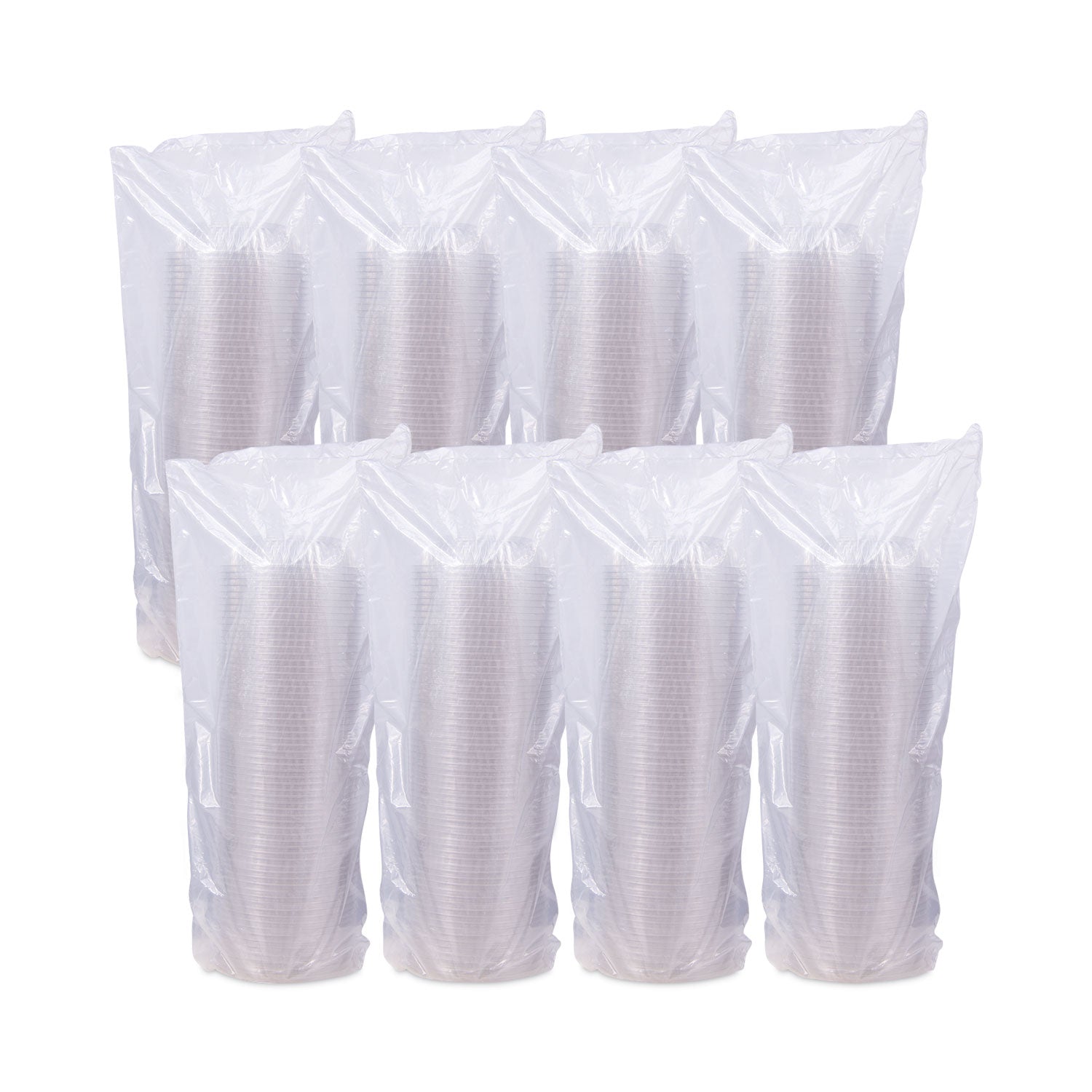 PresentaBowls Clear Bowls, 8 oz, 5.3" Diameter x 1.4" h, Clear, Plastic, 504/Carton