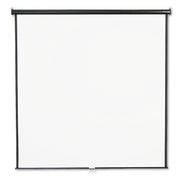 Quartet Manual Projection Screen - 1:1 - Matte White - 84" Height x 84" Width - Wall/Ceiling Mount