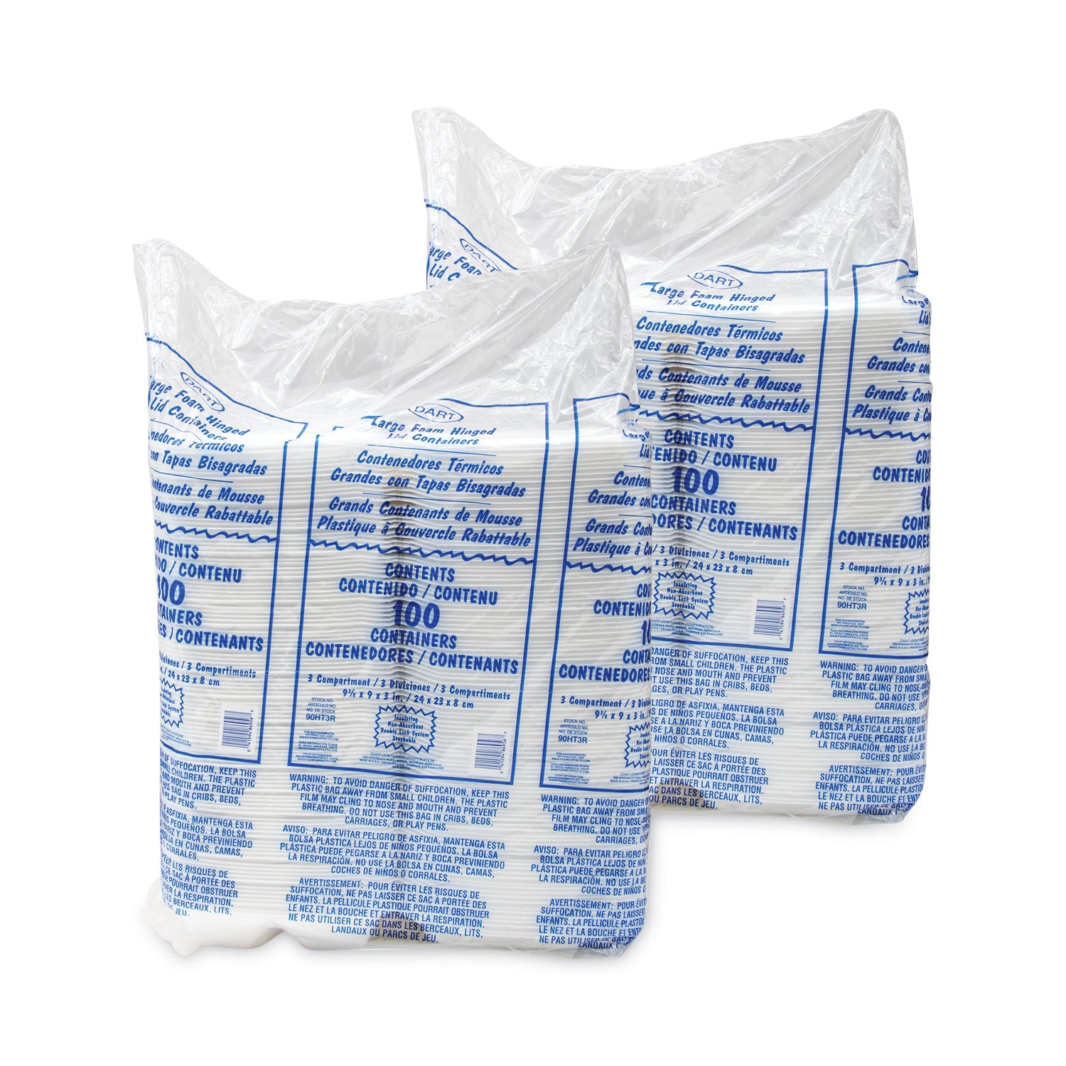 White - Foam Body - 2 / Carton